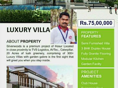 silver woods 3BHK duplex luxury villas